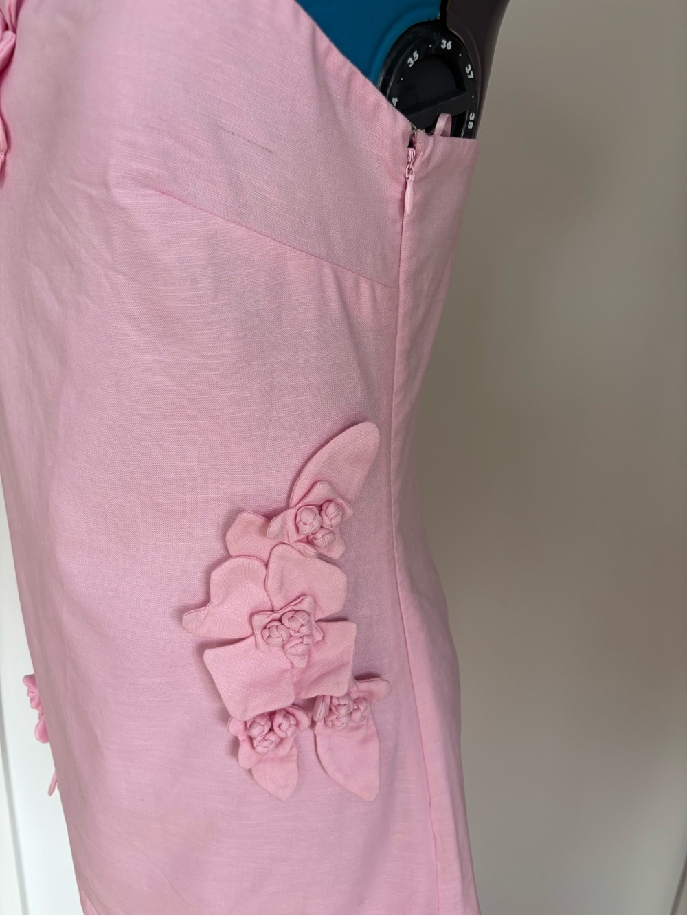 Hyacinth House Rosey Floral Linen Mini Dress S Homecoming NWT - Picture 9 of 16